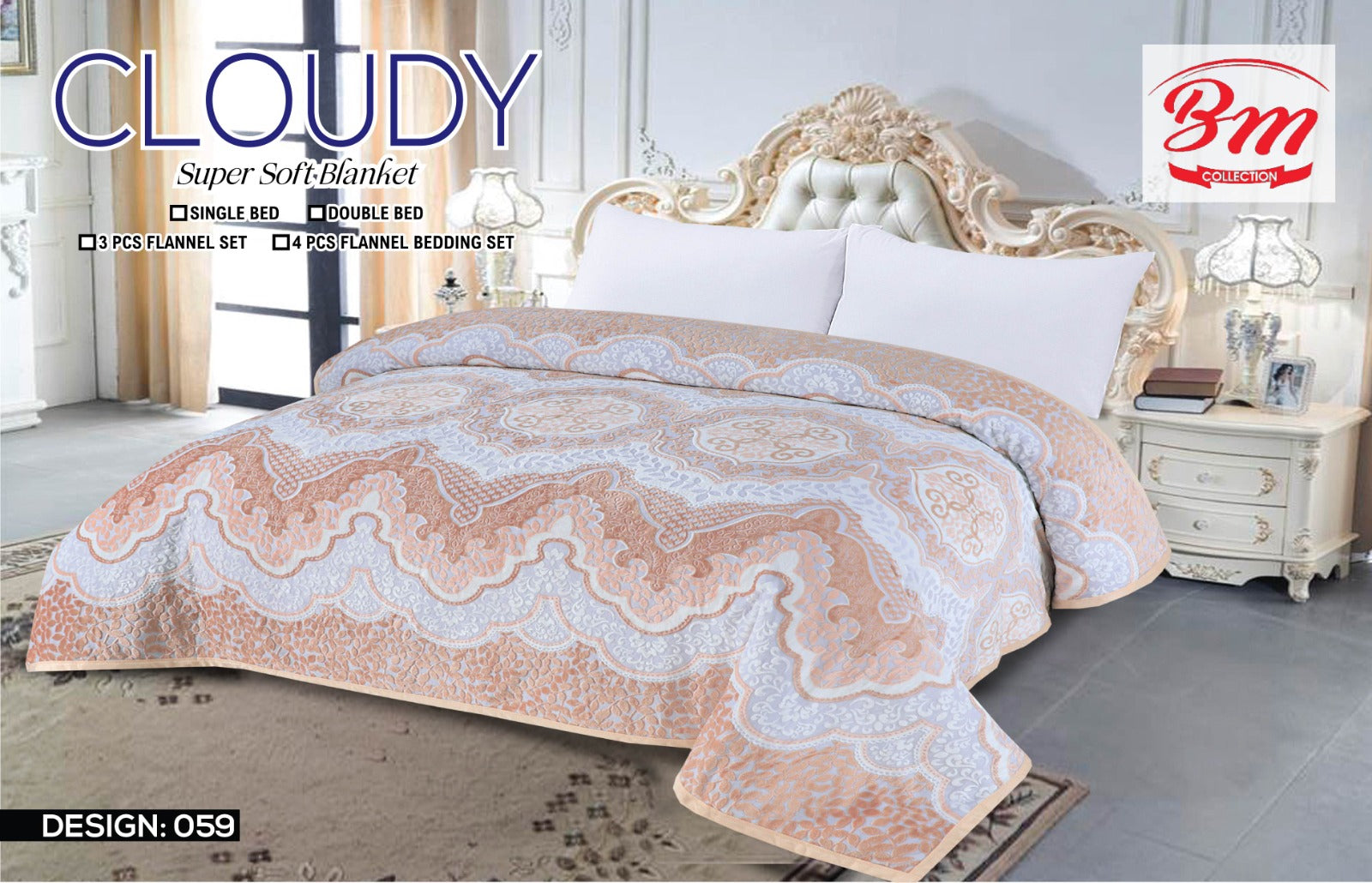 Cloudy Fleece Blanket