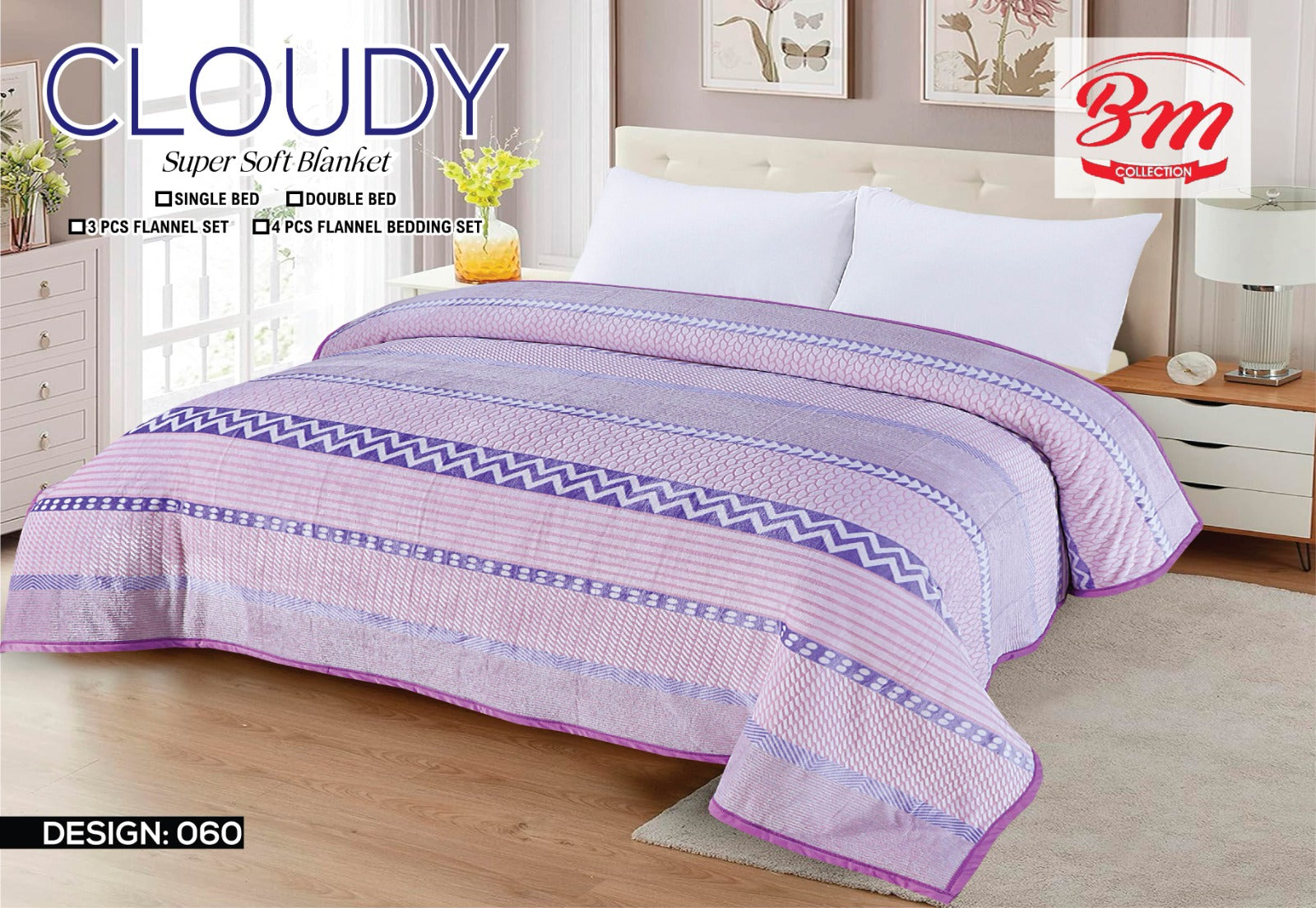 Cloudy Fleece Blanket