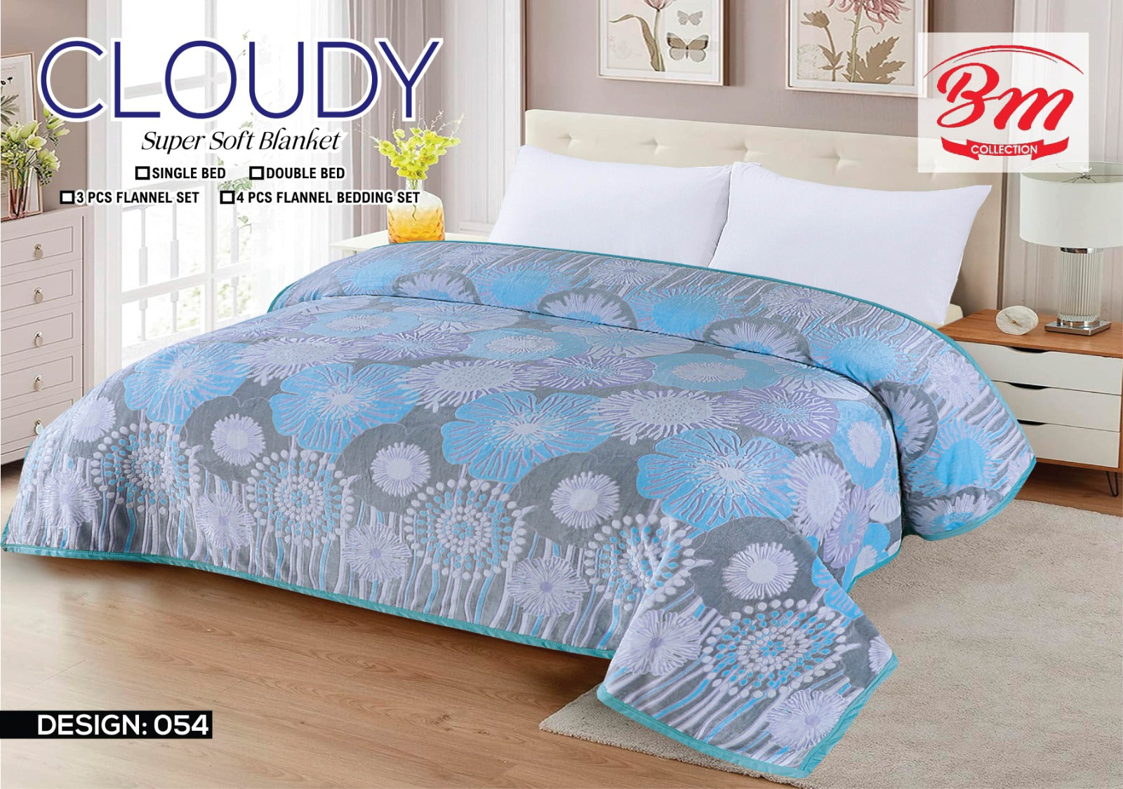 Cloudy Fleece Blanket