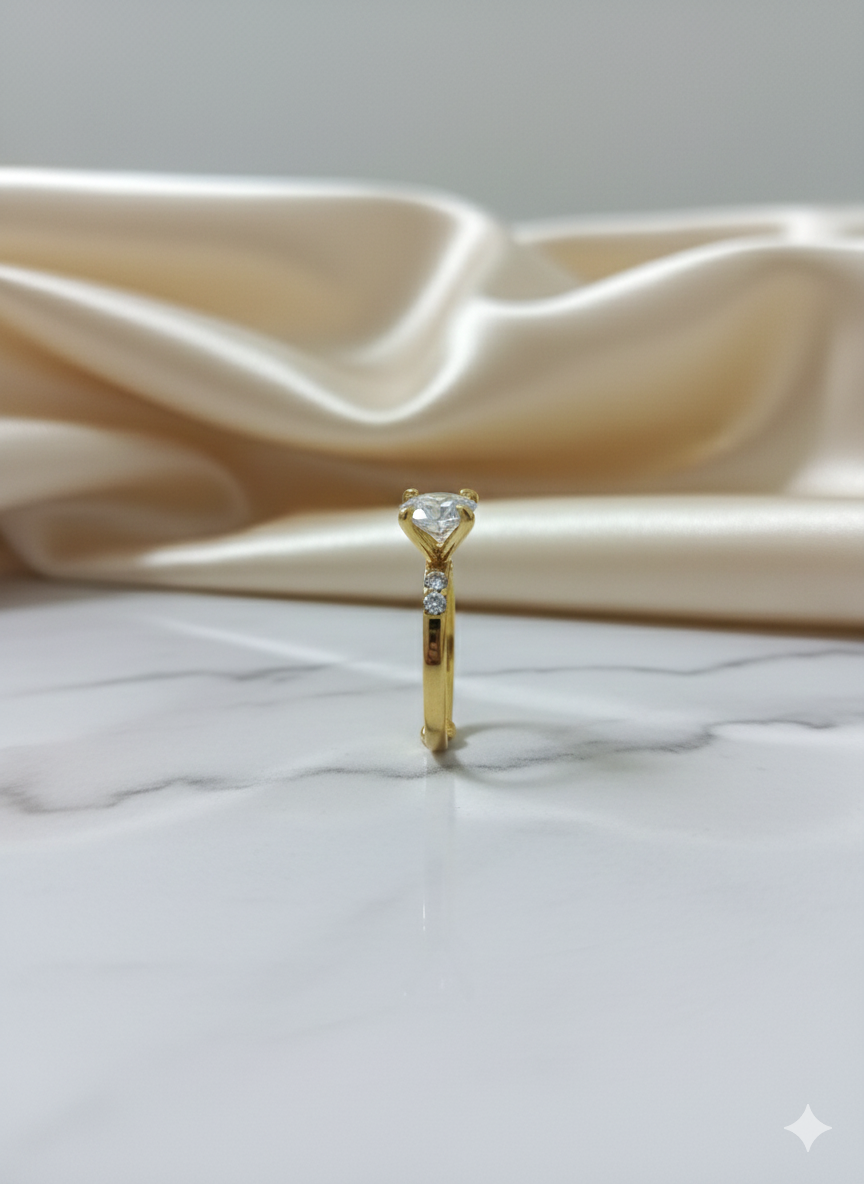 The Classic Accent Stone Ring